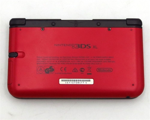 Nintendo 3DS XL - Red and Black - Console - SNR SEF107084774 (B Grade) (Used)